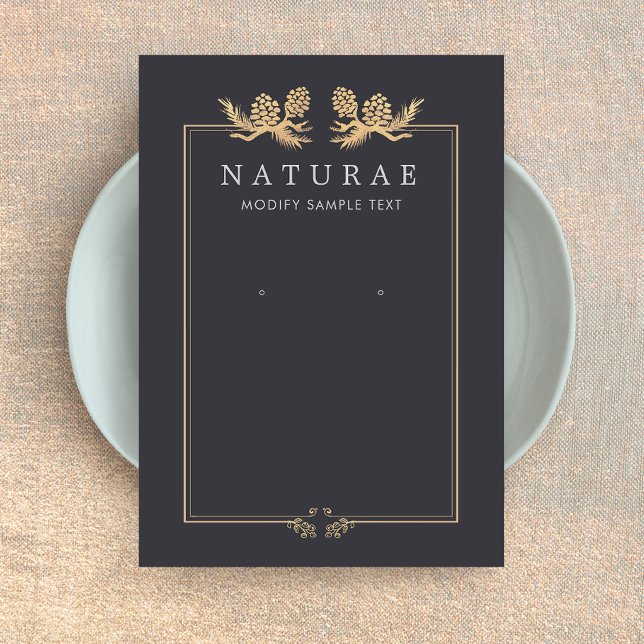 Vintage Pine Cones Earring Jewelry Display (Creator Uploaded)