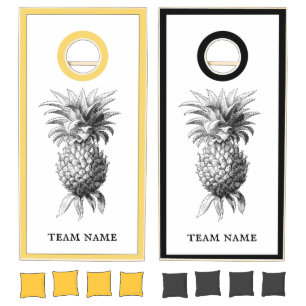 Vintage Pineapple Cornhole Set