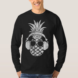 Vintage Pineapple Hawaiian Aloha Beach Fruit Cockt T-Shirt