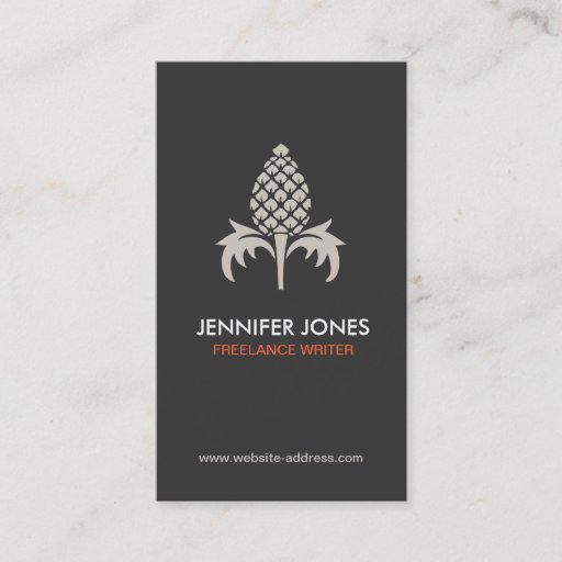 Customizable VINTAGE PINEAPPLE MOTIF LOGO No. 1 Business Card