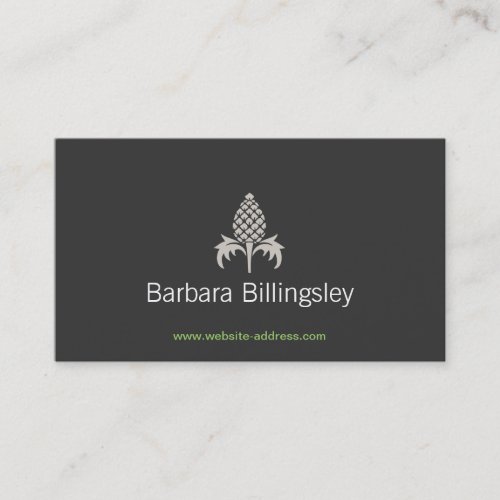 VINTAGE PINEAPPLE MOTIF LOGO No. 2 Business Card Templates