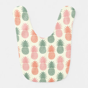 Vintage Pineapple Pattern 2 Bib