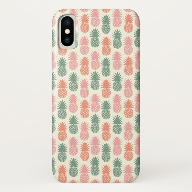Vintage Pineapple Pattern 2 Case-Mate iPhone Case (Back)