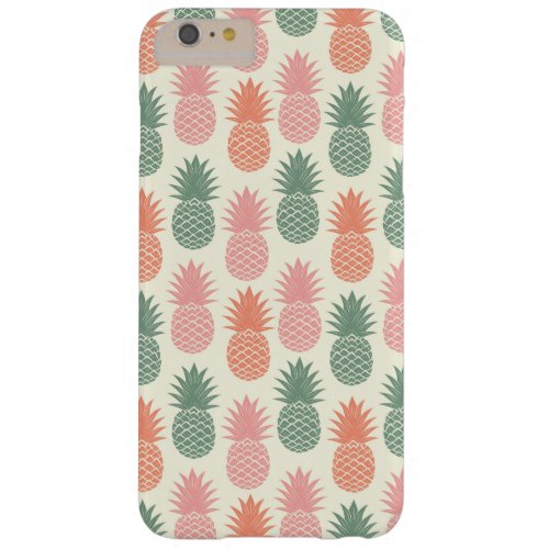 Vintage Pineapple Pattern 2 Barely There iPhone 6 Plus Case