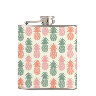Vintage Pineapple Pattern 2 Flask