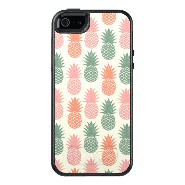 Vintage Pineapple Pattern 2 Otterbox iPhone Case (Back)