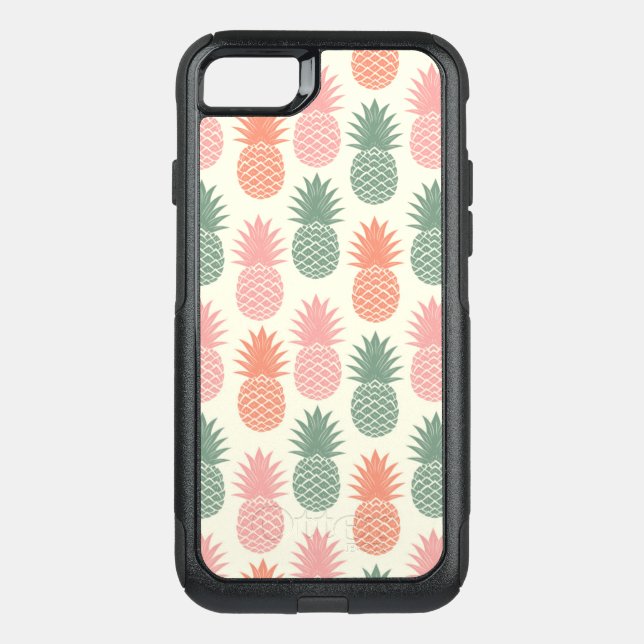 Vintage Pineapple Pattern 2 Otterbox iPhone Case (Back)