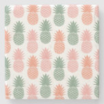 Vintage Pineapple Pattern 2 Stone Coaster