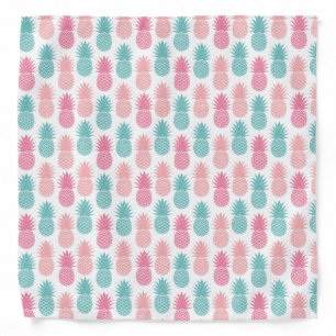 Vintage Pineapple Pattern Bandana