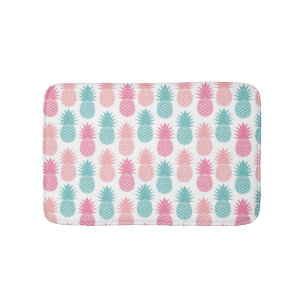 Vintage Pineapple Pattern Bathroom Mat