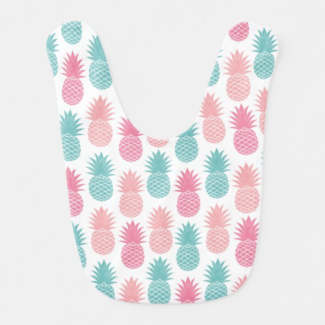 Vintage Pineapple Pattern Bib (Front)