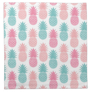 Vintage Pineapple Pattern Cloth Napkin