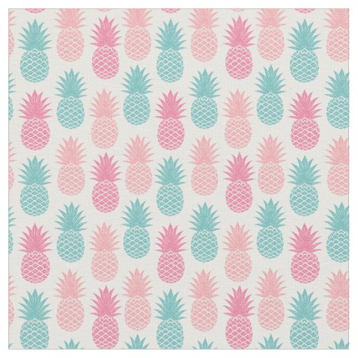 Vintage Pineapple Pattern Fabric
