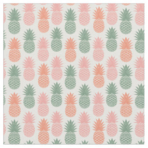 Vintage Pineapple Pattern Fabric