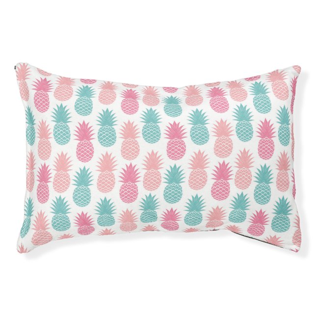Vintage Pineapple Pattern Pet Bed (Front)