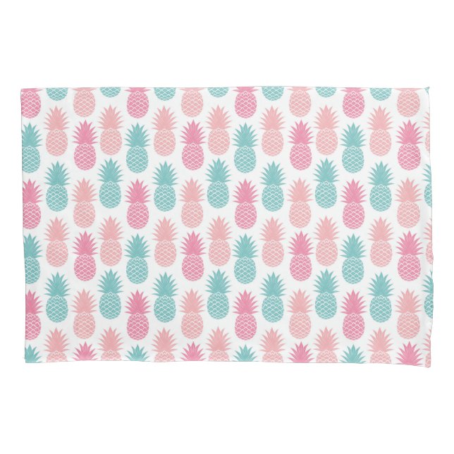 Vintage Pineapple Pattern Pillow Case (Front-Left)
