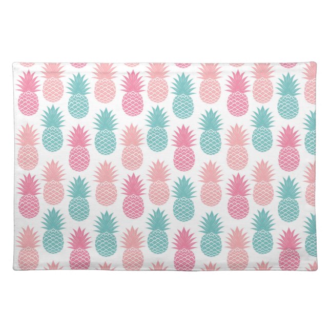 Vintage Pineapple Pattern Placemat (Front)