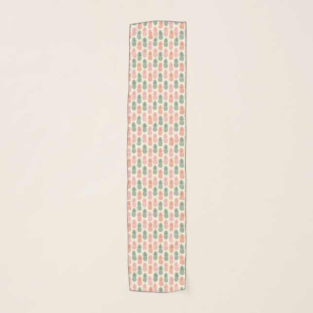 Vintage Pineapple Pattern Scarf (Front)