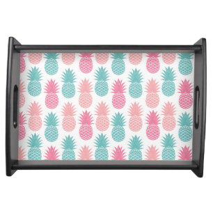 Vintage Pineapple Pattern Serving Tray