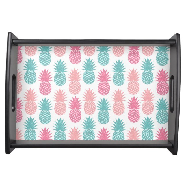 Vintage Pineapple Pattern Serving Tray (Front)