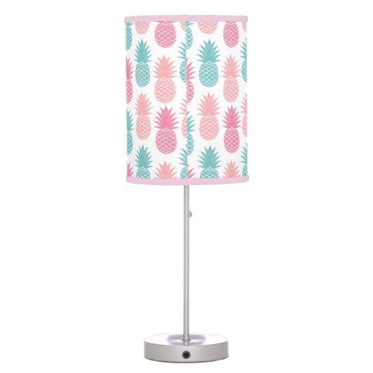 Vintage Pineapple Pattern Table Lamp (Back)