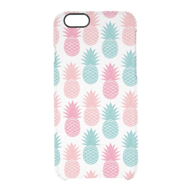Vintage Pineapple Pattern Uncommon iPhone Case (Back)