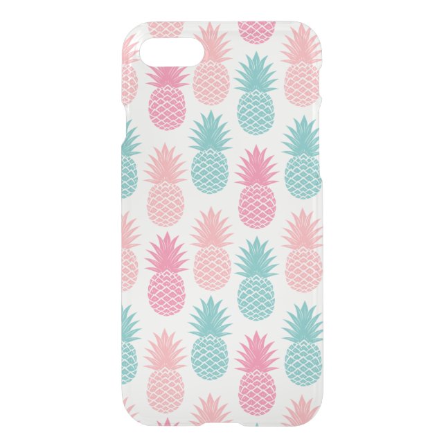 Vintage Pineapple Pattern Uncommon iPhone Case (Back)