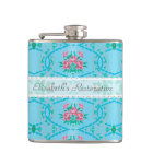 Vintage Pink and Blue Wallpaper With Name