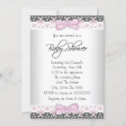 Vintage Pink and Gray Baby Girl Shower