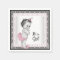 Vintage Pink and Gray Baby Shower