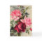 Vintage Pink and Red Roses Greeting Card