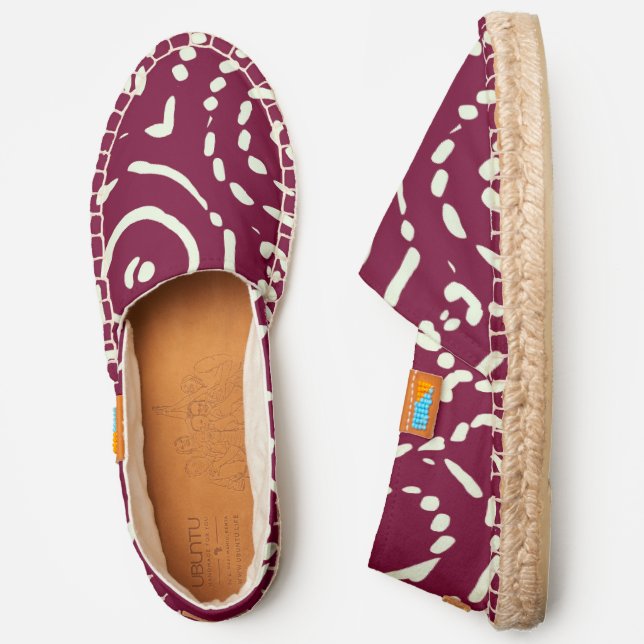 Vintage Pink and White Zazzle Afridrilles (Side)