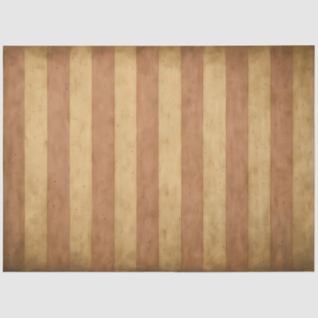 Vintage Pink Candy Stripe Christmas Background  Tissue Paper (Front)