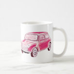 Vintage Pink Car Coffee Mug at Zazzle