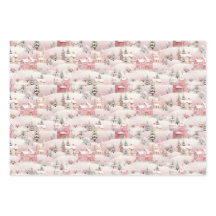 Vintage Pink Christmas Pastel Xmas