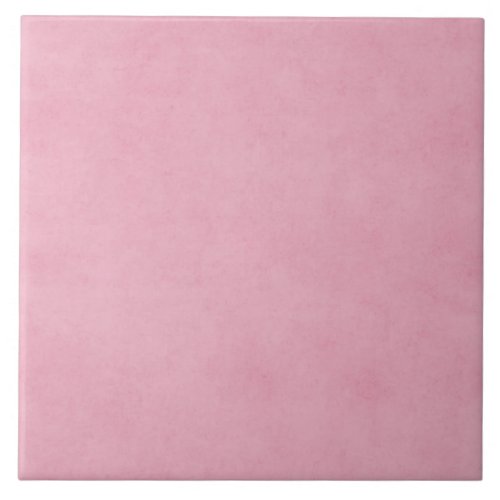 Vintage Pink Dusty Rose Paper Parchment Background Ceramic Tile