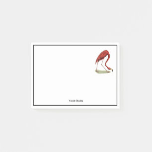 Vintage Pink Flamingo #1 Post-it Notes