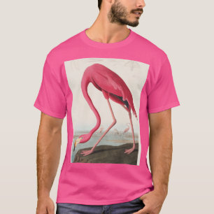 Vintage Pink Flamingo Audubon T-Shirt