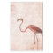 Vintage Pink Flamingo Decoupage