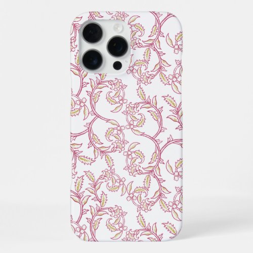 "Vintage Pink Floral" Aesthetic Pattern Phone Case
