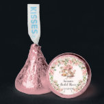 Vintage Pink Floral High Tea Party Bridal Shower  Hershey®'s Kisses®<br><div class="desc">Personalize these vintage tea party Hershey's Kisses chocolate favors easily and quickly. Simply click the customize it further button to edit the texts, change fonts and fonts colors. Featuring a set of pretty vintage teapot and teacup and beautiful blush pink roses. All text is editable. Personalize them for bridal shower,...</div>