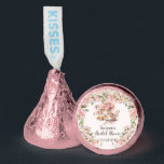 Vintage Pink Floral High Tea Party Bridal Shower  Hershey®'s Kisses®<br><div class="desc">Personalize these vintage tea party Hershey's Kisses chocolate favors easily and quickly. Simply click the customize it further button to edit the texts, change fonts and fonts colors. Featuring a set of pretty vintage teapot and teacup and beautiful blush pink roses. All text is editable. Personalize them for bridal shower,...</div>