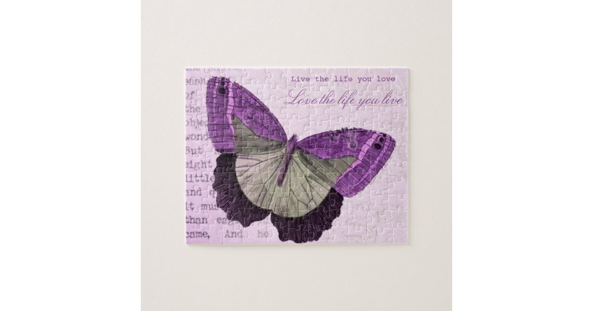 Vintage Pink Girly Butterfly Inspirational Quote Jigsaw Puzzle Zazzle Com This scenic puzzle from zazzle offers puzzlers a slice of parisian street life in the form of a beautifully rendered painting. zazzle