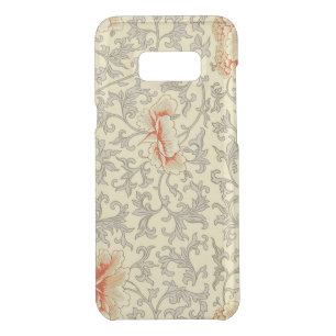 Vintage Pink Gray Botanical Floral Uncommon Samsung Galaxy S8+ Case