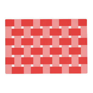 Vintage Pink Kitchen Basket Weave – Grandmacore Placemat