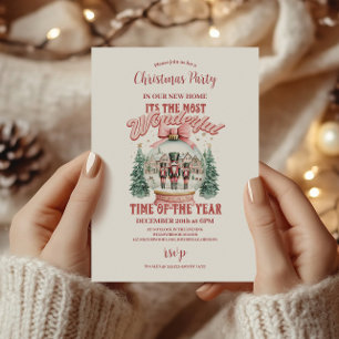Vintage Pink Nutcracker Wonderland Invitation