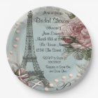 Vintage Pink Paris Bridal Shower Invitations