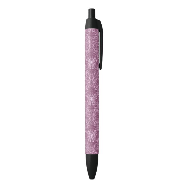 Vintage Pink Pattern Pen (Bottom (Vertical))