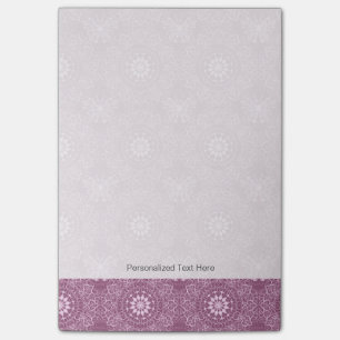 Vintage Pink Pattern Post-it Notes