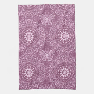 Vintage Pink Pattern Towel